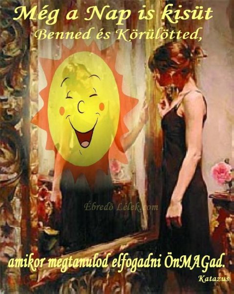 ÖNELFOGADÁS kép szöveggel