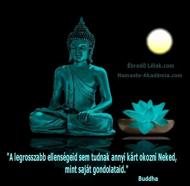Buddha kép felirattal ÉLNEA